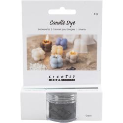 Colorant pour bougies, vert, 5 gr/ 1 Pq.