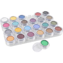 Palette de maquillage pour visage à base d'eau, ass. de couleurs, 24x2.50 ml/ 1 pièce
