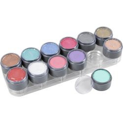 Palette de maquillage pour visage à base d'eau
