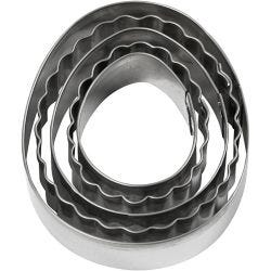 Emporte-pièces, oeuf, dim. 8 cm, 5 pièces/ 1 Pq.