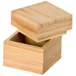 Boite en bois Carré