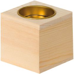 Bougeoir en bois à décorer