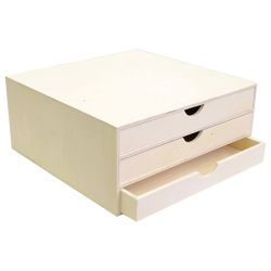 Rangement à décorer en bois