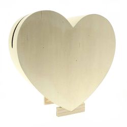 Urne Coeur en bois