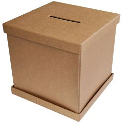 Urne en carton à décorer