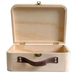 Valise en bois à décorer Paulownia