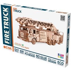 Puzzle 3D Pompier en Bois