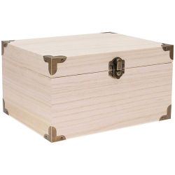 Coffre en bois à décorer