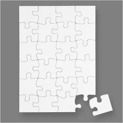 Puzzle blanc