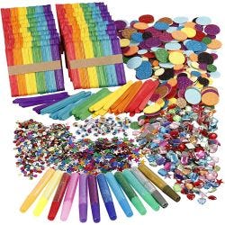 Paillettes et bâtonde glace