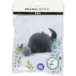 Mini Kit DIY, Baleine et veau, 1 Pq.