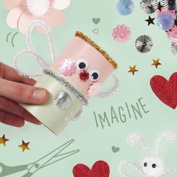 Assortiment de matériel créatif