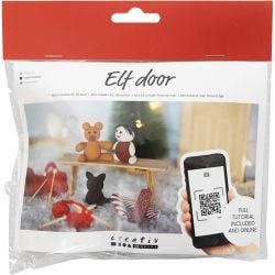 Mini Kit DIY Porte de Lutin, Cadeaux de Noël, 1 Pq.