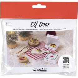 Mini Kit DIY Porte de Lutin, Pizza, 1 Pq.