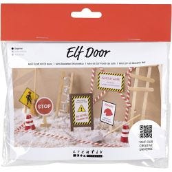Mini Kit DIY Porte de Lutin, Construction de maquette, 1 Pq.