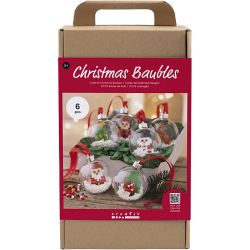 Kit DIY Boules de Noël, Perles, 1 Pq.