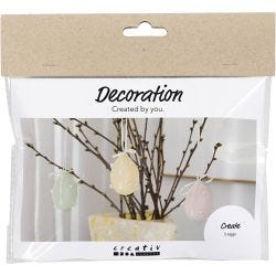 Mini Kit DIY Décoration, Œufs, couleurs pastel, 1 Pq.