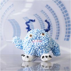 Mini Kit DIY Modelage, Monstre Bobby, bleu clair, 1 Pq.