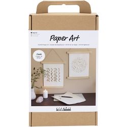 Kit DIY Art sur Papier, Papier à suspendre, blanc cassé, 1 Pq.