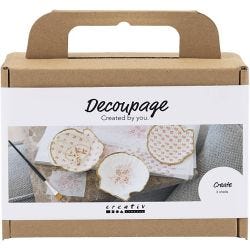 Mini Kit DIY de découpage, Coquilles de moules, rose clair, 1 Pq.