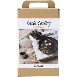 Kit DIY Moulage de Résine, Moule, noir, or, 1 Pq.