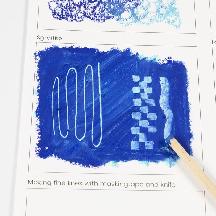 Comment créer un effet sgraffiti avec des pastels à l’huile