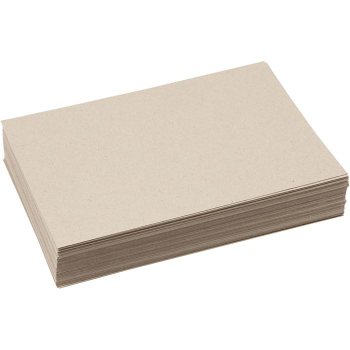 Carton, A4, feuille 210x297 mm, 225 gr, brun gris, 125 flles/ 1 Pq.