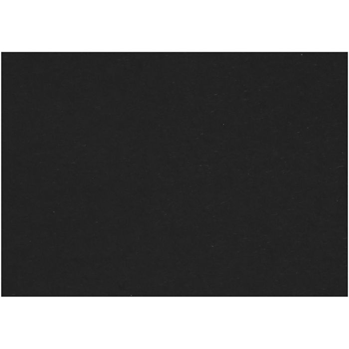 Papier cartonné, A4, feuille 210x297 mm, 200 gr, noir, 100 flles/ 1 Pq.