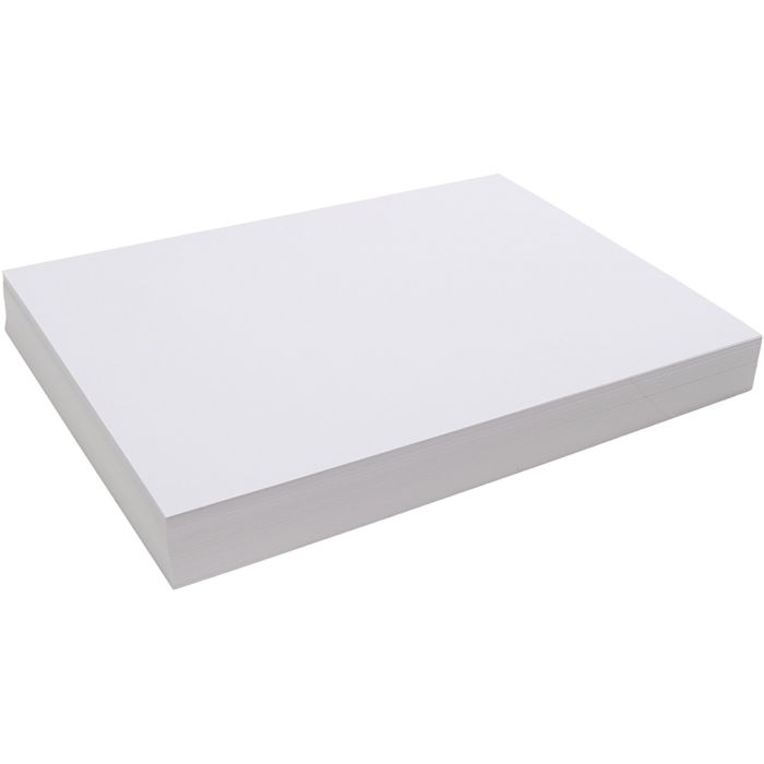 Papier cartonné, A3, feuille 297x420 mm, 180 gr, blanc, 20 flles/ 1 Pq.