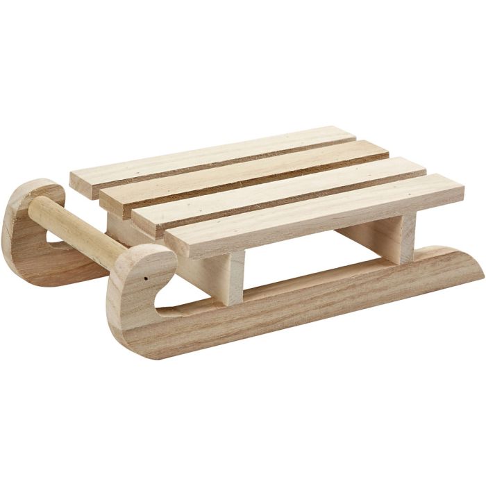 Mini-luge, H : 5 cm, L : 19,5 cm, L : 10 cm, 1 pièce