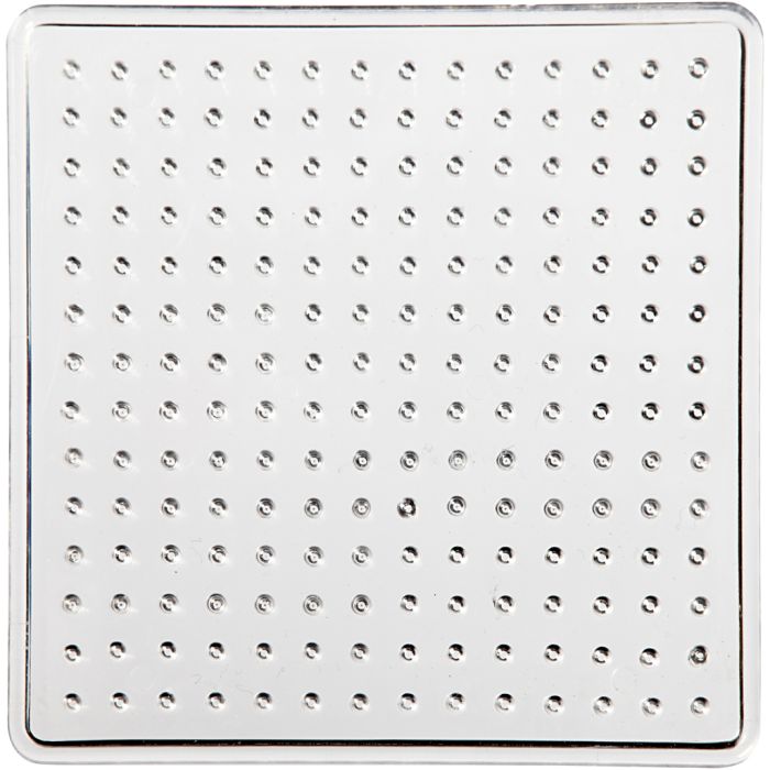 Plaques à picots, petit carré, dim. 7x7 cm, medium, 10 pièces/ 1 Pq.