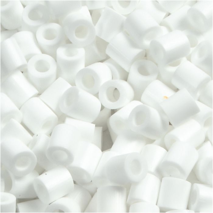 Photo Pearls, dim. 5x5 mm, diamètre intérieur 2,5 mm, medium, blanc (15), 6000 pièces/ 1 Pq.
