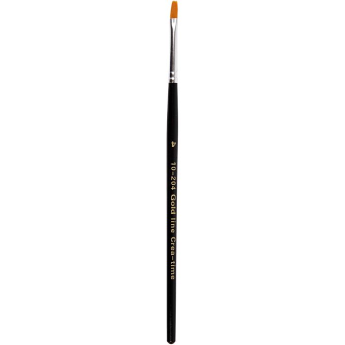 Pinceaux Gold Line, Plat, 4, L : 18,5 cm, L : 2 mm, 12 pièces/ 1 Pq.