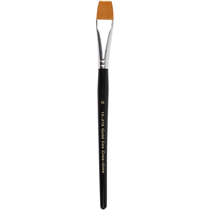 Pinceaux Gold Line, dim. 16, L : 19 cm, L : 17 mm, 6 pièces/ 1 Pq.
