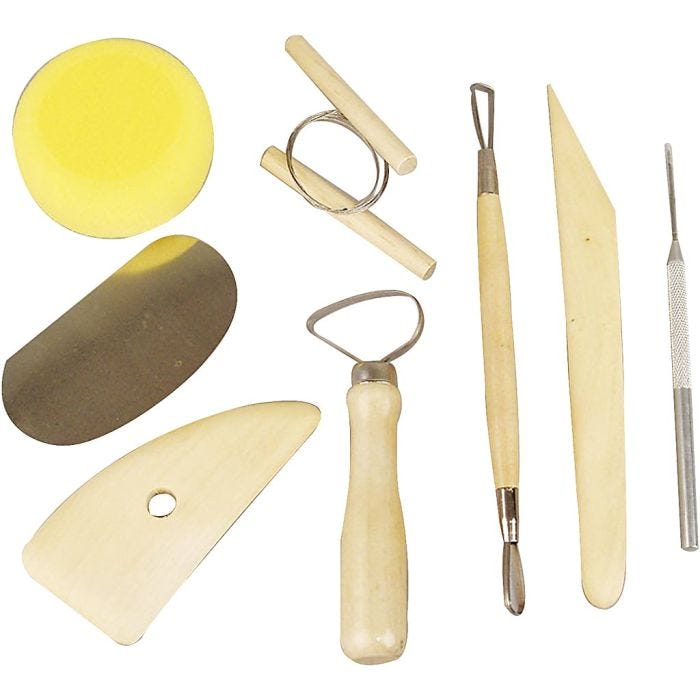 Instruments de sculpture, 8pièces/ 1 Pq.