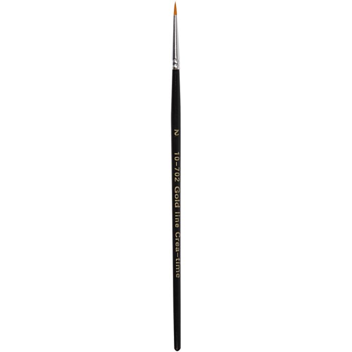 Pinceaux Gold Line, 2, L : 17 cm, L : 2 mm, rond, 12pièces/ 1 Pq.