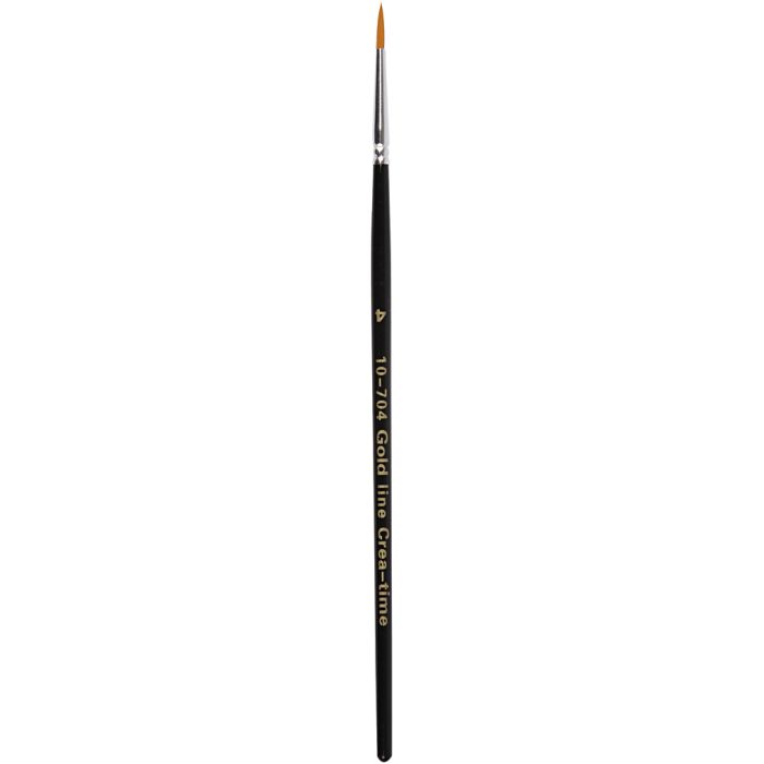 Pinceaux Gold Line, 4, L : 17 cm, L : 2,5 mm, rond, 12pièces/ 1 Pq.
