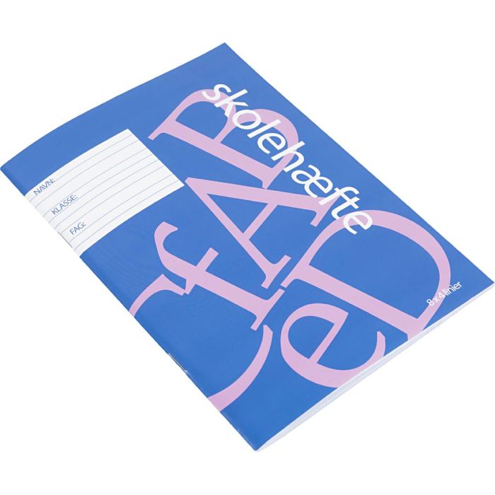 Cahier d'exercices pour l'école, A5, dim. 14,8x21 cm, Nombre de pages 64, 200 pièces/ 1 Pq.