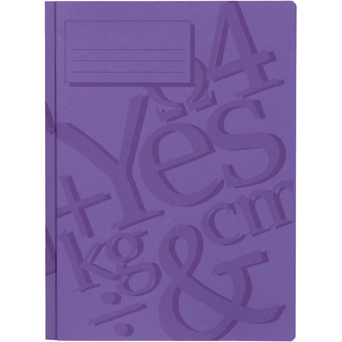 pochette de travail, A4, violet, 100 pièces/ 1 Pq.