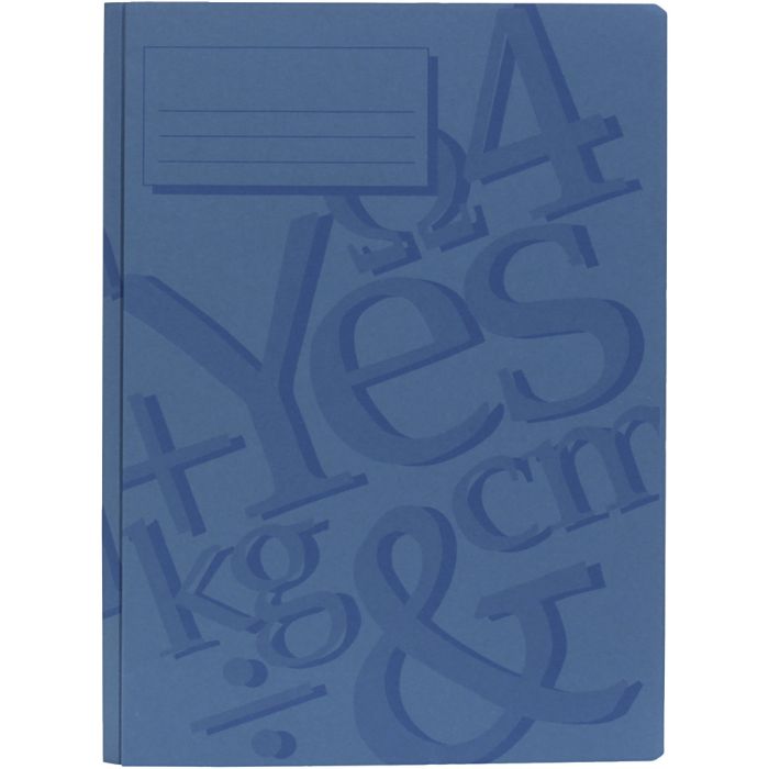 pochette de travail, A4, bleu, 100 pièces/ 1 Pq.