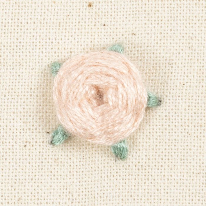 Comment broder des roses tissées