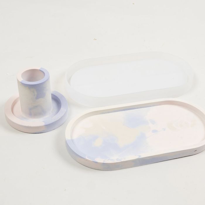 Comment réaliser un marbré tricolore lors d'un moulage