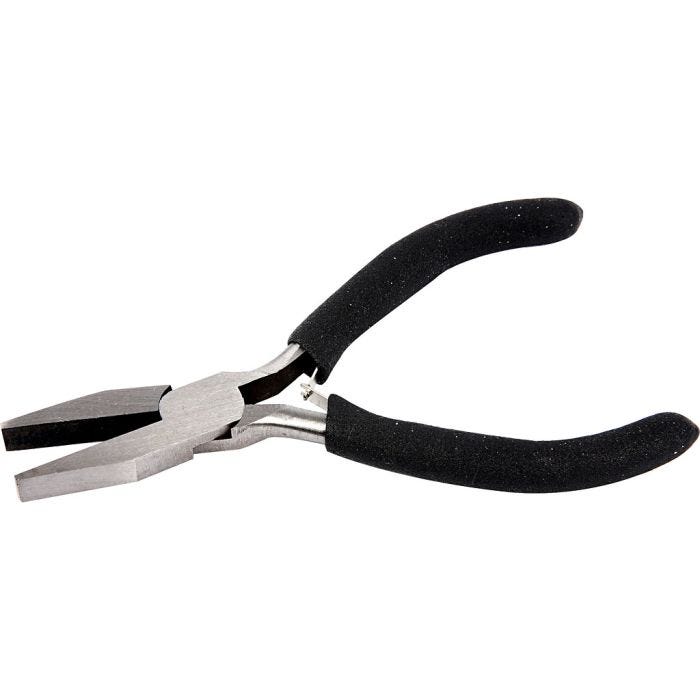 Pince à bec plat, L : 11 mm, L : 5 mm, 1 pièce