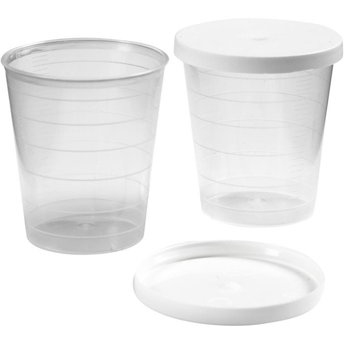 Gobelets avec couvercle, 30 ml, 75 pièces/ 1 Pq.