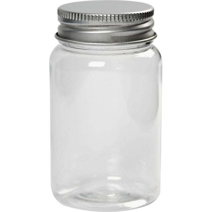 Pot à couvercle vissé, H : 77 mm, d 45 mm, 100 ml, 10 pièces/ 1 Pq.