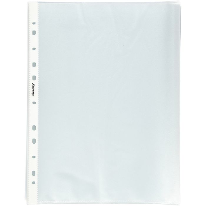 Pochettes perforées, A4, feuille 210x297 mm, 100pièces/ 1 Pq.