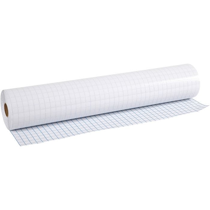 Film de couverture adhésif, en plastique, L : 40 cm, ép. 80 my, 25 m/ 1 rouleau