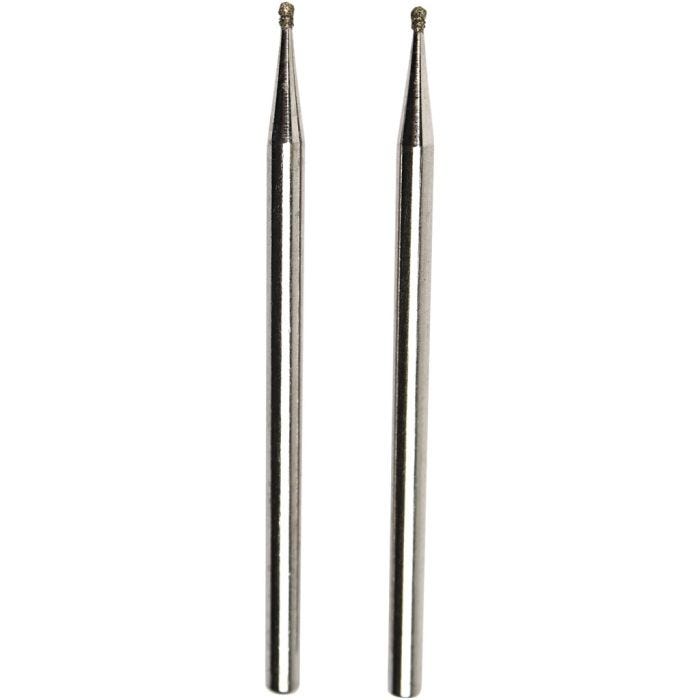 Pointe diamant, dim. 1,0 mm, 2 pièces/ 1 Pq.
