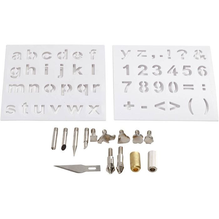 Embouts métalliques, d 1-15 mm, 1 set