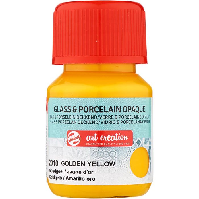 peinture pour céramique et pour porcelaine, sun yellow, 30 ml/ 1 flacon